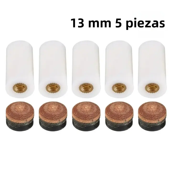Juego De 5 Piezas De Reemplazo Para Punta De Palanca De Billar 10/11/12/13mm Ferrules Para Palanca De Snooker Accesorios De Billar Y Snooker - 1