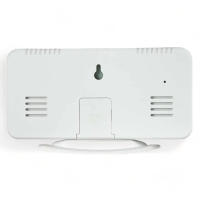 Reloj Digital de Mesa con Efecto Espejo GIFT DECOR (Blanco)  Toque de Originalidad con Efecto Espejo  LED Táctil  Funciones: Reloj, Alarma, Espejo  Medidas: 15,7 x 7,7 x 1,5 cm  Color: Blanco - details 1