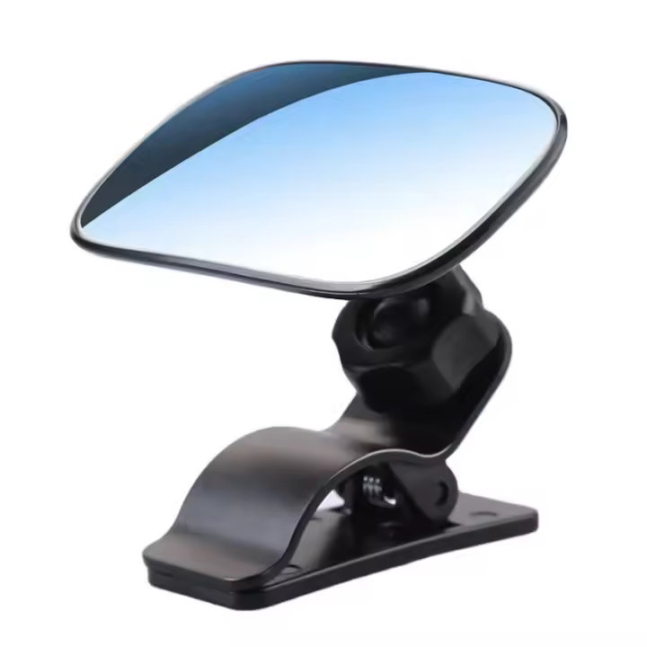 Espejo De Seguridad Para Coche Para Bebés Recién Nacidos Espejo Convexo 9D Visión Amplia Clara Clip-On Para Asiento De Coche Y Carrito De Compras - 1