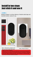 Bocina De Puerta Inalámbrica Smart Welcome Para Hogar Con Anillo Kinetic Y 32 Melodías Sonoras Exterior Inteligente Bocina De Puerta - details 11