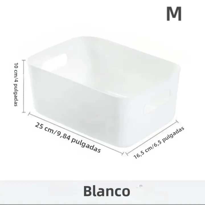 Cesta De Almacenamiento Portátil 1PC Tamaño Rectangular En Tres Dimensiones Adecuada Para Cocina Dormitorio Oficina - 1