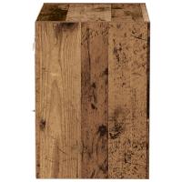 Estante Flotante vidaXL 2 piezas Madera Vieja 40x28,5x40 cm Madera Elaborada - details 4