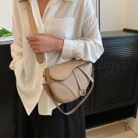 Bolso De Hombro Pequeño De Cuero PU Impermeable Para Mujer Mini Bolso Hobo Sólido Bolso De Silla Bolso De Mano Top Para Damas - details 18