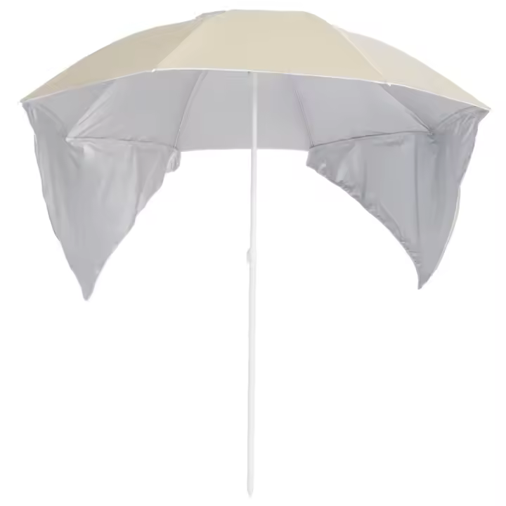 Sombrilla de Playa con Paredes laterales arena 215 cm - 1