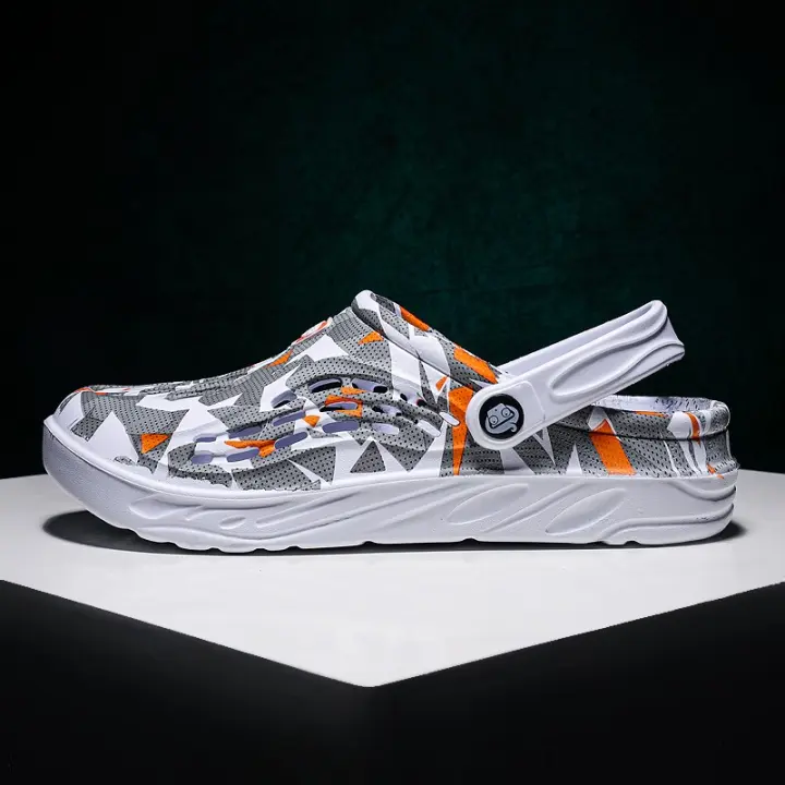 Sandalias De Hombre Para Playa Y Exterior Antideslizantes Y Suaves Zapatillas De Verano 2023 Con Plataforma Chef EVA Camuflaje Tamaño Unico - 1