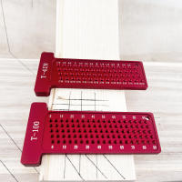 Herramienta Auxiliar DIY T-100 Precisión Metrิกa Regla T Para Medición Manual Herramienta De Marcado En Bolsillo - details 6