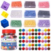 Cubos De Enlace Para Montessori Juguetes Matemáticos Bloques De Número Aprendizaje Contador Decimal Ayudas Educativas Sensoriales Juguete Educativo Para Niños - details 0