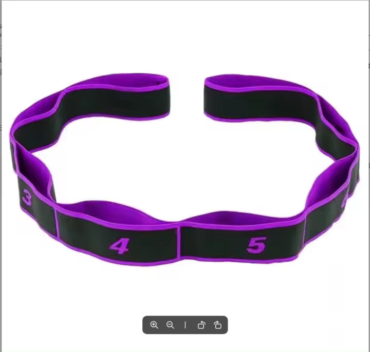Banda De Estiramiento De Yoga Para Mujeres Con Espalda Abierta Y Hombros Exposados Equipo De Entrenamiento De Resistencia Ropa Elástica De Tensión Digital - 1