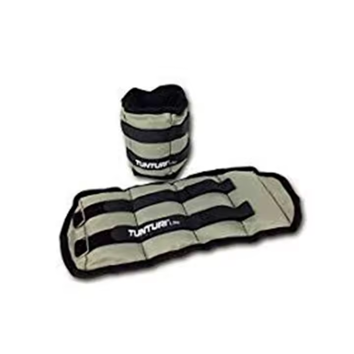 Tunturi - set de Pesas Tobilleras  Mancuernas ajustables, material fitness para gimnasio o para hacer deporte en casa. Cannon - 1