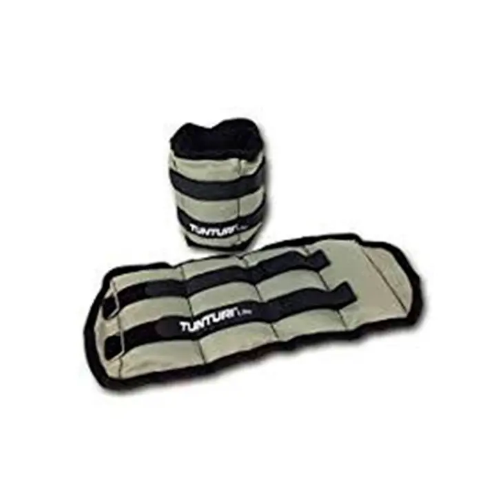 Tunturi - set de Pesas Tobilleras  Mancuernas ajustables, material fitness para gimnasio o para hacer deporte en casa. Cannon - 1