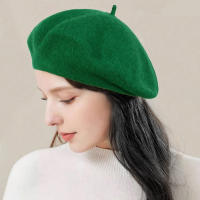 Gorro De Punto Para Mujer Estilo Francés Versátil Y De Moda Para Otoño E Invierno. Adecuado Para Uso Diario Y Al Aire Libre. Material De Acrílico. - details 6