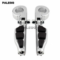 Montura De Pies Para Motocicleta 1 1/2" 1 1/4" Cromo Guardia Del Motor Barra De Choque Universal Para Harley Indian - details 4