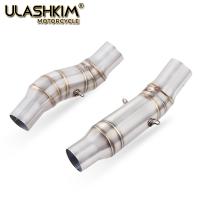 Sistema De Escape Completo Para Motocicleta Kawasaki Z1000 Z1 Ninja1000 Modificado Middle Link Pipe Muffler 2003-2017 Acero Inoxidable - details 8