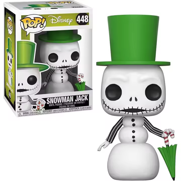 Funko Pop! Disney: Nightmare Before Christmas: Snowman Jack Skellington 448 - The Nightmare Before Christmas - Figura de Vinilo Coleccionable - Idea de Regalo- Mercancia Oficial - Movies Fans - 1