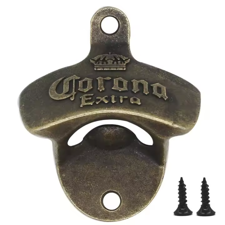 1PC Abrebotellas Creativo Vintage Colgante Para Pared Hecho De Aleación De Zinc Herramienta Para Abrebotellas Eco-amigable - 1