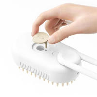 Cepillo De Peluquería Para Perros Y Gatos Eléctrico Con Humo 3 En 1 Cepillo De Masaje Para Animales Elimina Enredos Y Pelo Muerto - details 7
