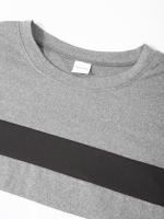 Camiseta informal de manga larga con cuello redondo para hombre, camisa deportiva de moda con bloques de color, para primavera y otoño - details 8