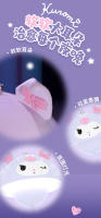 Lámpara De Noche LED Anime Sanrio Kuromi Con Ilusión De Setas Para Escritorio Dormitorio Regalo Para Niñas Luz De Aprendizaje Decorativa - details 4