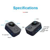 Cámara Miniatura 1080P HD Video Vigilancia Seguridad Grabadora Cámara Nocturna Activada Por Movimiento Pequeña Cámara Nanny PIR - details 2