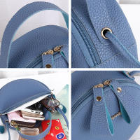 Mochila De Moda Para Mujer Mini Soft Touch Multifuncional Pequeña Bolso De Hombro Para Damas Y Niñas Color Negro - details 19