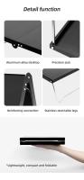 Mesa Plegable Portátil Para Camping Y Paseos Al Aire Libre Ultraligera De Aluminio Pequeña Y Móvil Para Picnics Y Café - details 7