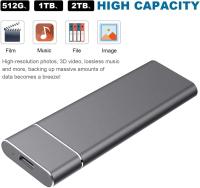 Extremo portátil SSD portátil y gran capacidad SSD externo ultra velocidad móvil unidad de estado sólido para portátiles de escritorio 2T - details 5