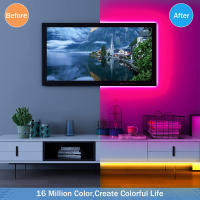 Tiras LED RGB5050 Flexibles 5V USB Control Remoto Bluetooth Para Decoración De Habitaciones Y Luz Trasera Del Televisor - details 1