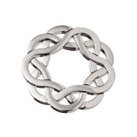 Juguete De Desafío Mental Interlocking De Metal Clásico Nudo Chino Con Cerradura De Plata Juego De Fidget Para Niños IQ Test 3D - details 1