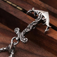 Collar De Anclaje Nórdico Vikingo Vintage Punke Hip Hop 316L Acero Inoxidable Amuleto Para Hombres Y Mujeres Joyería Moda - details 3