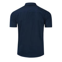 Camisa Militar Para Hombre Fredd Marshall 100% Algodón Manga Corta Estilo Casual Con Bolsillos Traje De Trabajo Camisa Sólida - details 11