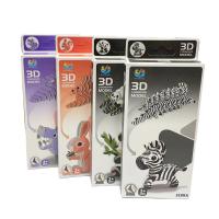 Puzzle 3D Para Niños Animal Educativo Temprano Modelo De Papel Panda Ardilla Zorro Elefante Juguete Inteligente De Papel - details 0