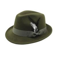 Sombrero Fedora Clásico Para Hombres Color Sólido Con Decoración De Pluma Estilo Elegante Para Caballeros Adecuado Para Fiestas Y Salones De Baile - details 7