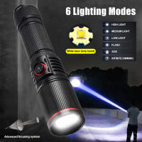 Linterna Táctica Potente LED 2000LM Recargable USB Con Zoom Portátil Para Camping Y Pesca Lámpara De Luces S239 - details 6