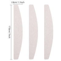 5Pcs Archos De Uñas Doble Cara Emery Tablero Herramientas De Estilo Para Manicura Material De Madera Tamaño 18x3cm - details 4