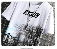 Camiseta De Verano Para Hombres Con Capucha Estampado De Dibujos Casuales Harajuku Streetwear Top De Manga Corta Suave Y Ligera Ropa De Moda Para Hombres - details 5