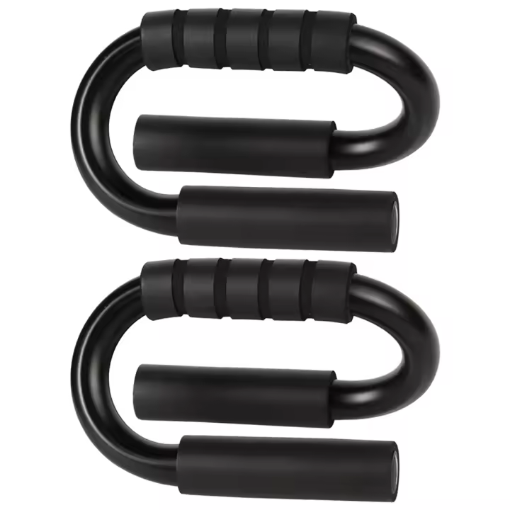 Sostenedor De Empuje En Forma De S Con Manijas De Espuma Antideslizante Aluminio Fitness De Casa Equipo De Entrenamiento Para Pecho - 1