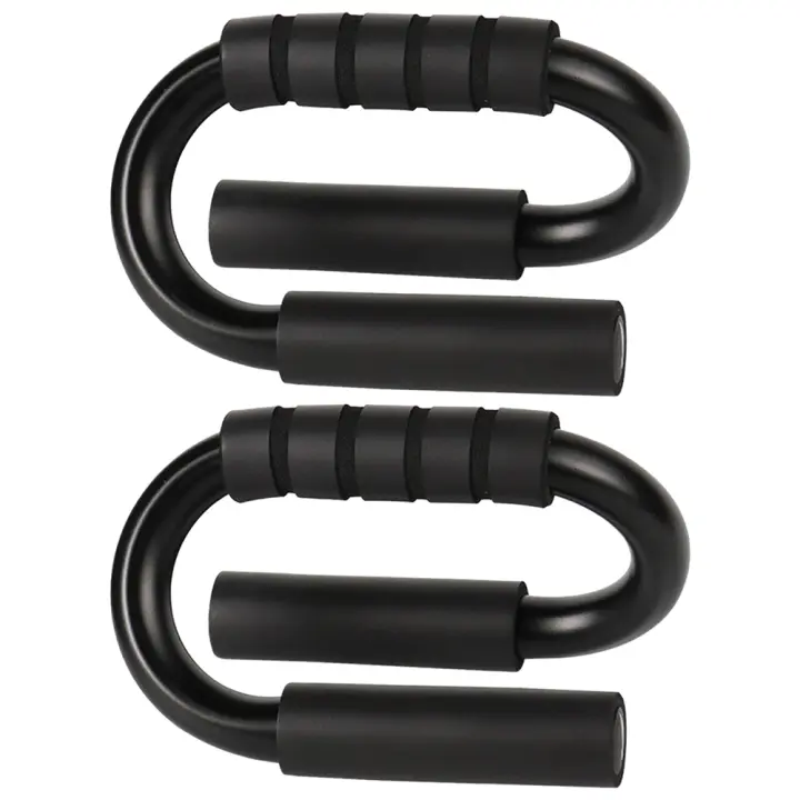 Sostenedor De Empuje En Forma De S Con Manijas De Espuma Antideslizante Aluminio Fitness De Casa Equipo De Entrenamiento Para Pecho - 1