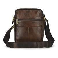 Bandoleras Hombre Cuero,Bolso Bandolera de Cuero Authentica, Bolsas de Mensajero de Negocios Vintage,Bolso de Mano - details 4