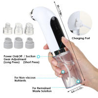 Limpiador de Poros Electrico Succionador, Limpiador Facial Ajustable de 3 Modos, Equipado con 6 Cabezales de Succión Reemplazables, Limpiador Facial con Pantalla LED, Adecuado para Hombres y Mujeres, san valentin regalos mujer - details 19