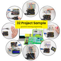 Kit De Inicio Profesional Con Módulos Completos KEYESTUDIO Para Arduino Compatible Con Arduino Uno R3/Mega2560R3 Incluye Libro De Tutorial De 32 Proyectos - details 4