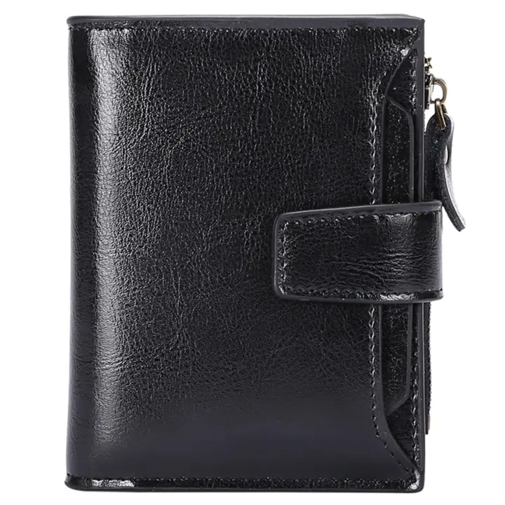 Cartera pequeña para mujer, tarjeta de bloqueo, cartera, regalos originales para mujer - 1