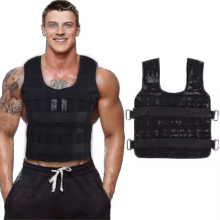 Adjustable 30kg Exercise Weight Vest For Boxing, Running, And Weight Training - 1