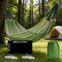Hammock De Camping Al Aire Libre Anti Caída Para Todas Las Edades Múltiplos Usos Para El Jardín Artículos De Viaje Para Camping - details 1