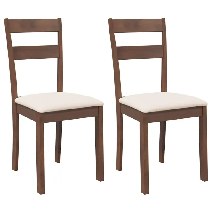VidaXL Pack de 2 sillas de comedor Laurent asientos acolchados - 1