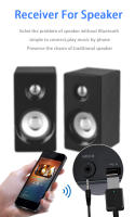 -Adaptador de Audio Bluetooth 5,0, 3,5 MM, AUX, HD, cancelación de ruido, receptor estéreo envolvente, transmisor para Kit de coche, PC, altavoces de TV - details 2