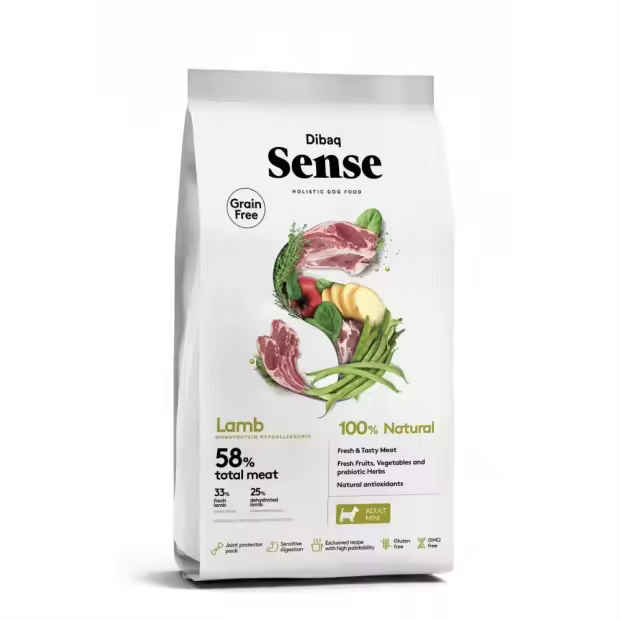 Dibaq Sense Grain Free Adult Mini Cordero 6 Kg - 1