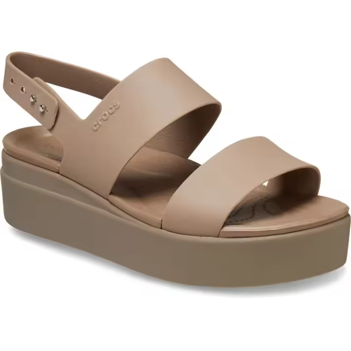 Calzado mujer Sandalias Crocs Sandalias Brooklyn Lowedge Beige - 1