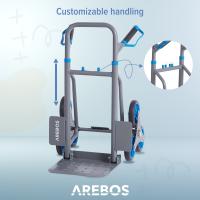 AREBOS Carretilla de mano Carro de transporte 150kg plegable Carro salvaescalera - details 23