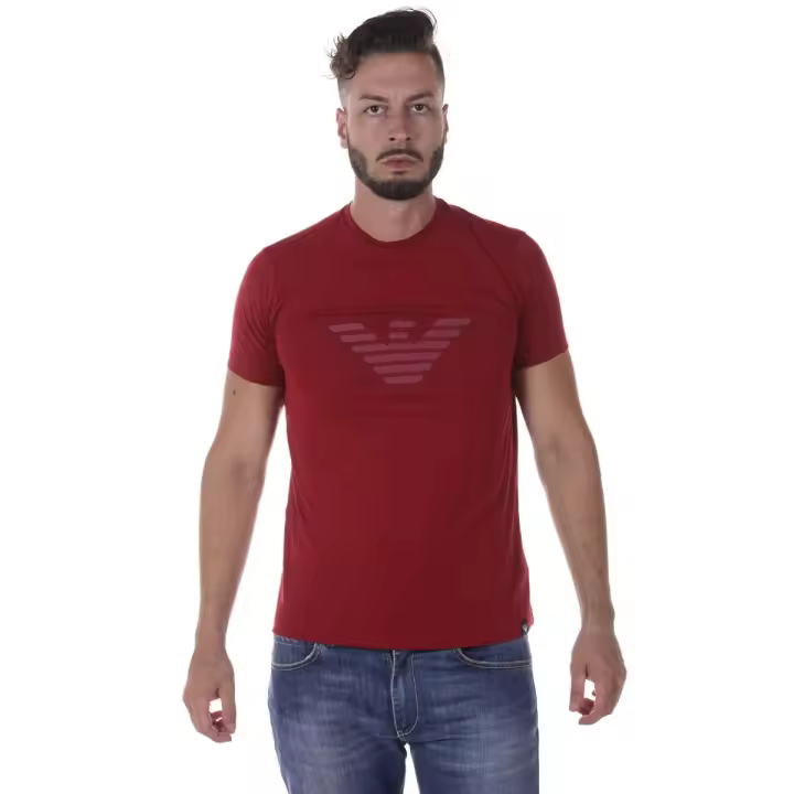 Armani Jeans AJ Algodón Hombre Rojo camiseta 6Y6T126J0AZ 1456 - 1