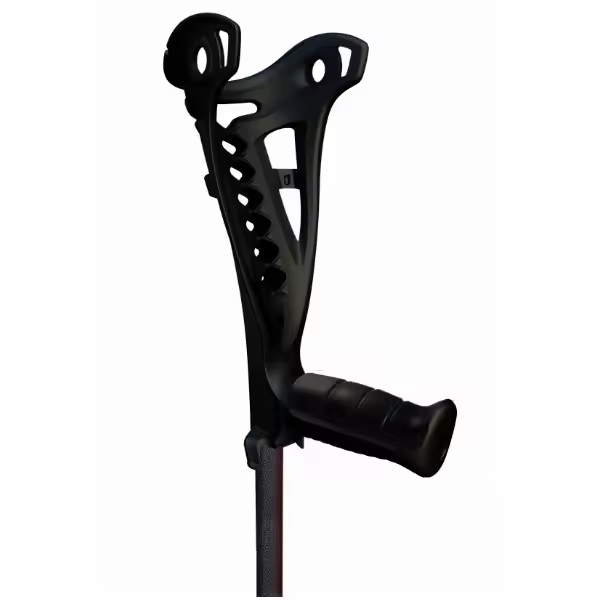 Muletas (pack de 2) regulables en altura, baston ingles, con puño anatomico, acolchado. modelo FDI Access Confort, ultraligeras en aluminio, dos colores a elegir - 1
